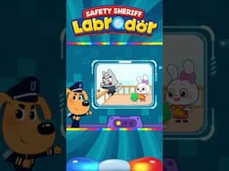 Sheriff Labrador Safety Tip #14 - Never do dangerous actions on a balcony | BabyBus Games