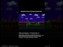 RetroTINK 4K Pro - Blur Busters' CRT Beam Emulation #shorts