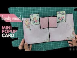 DIY Mini Popup Card | Easy and Creative Card Making Idea!