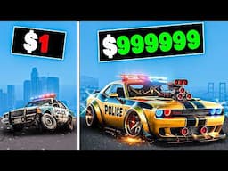 Every time I crash my police car gets more expensive in GTA 5