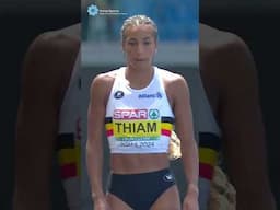 Nafissatou Thiam Heptathlon Long Jump #nafissatouthiam #thiam #olympicchampion #womenslongjump