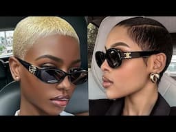 cute hairstyles for short hair black women #blackhairstyles