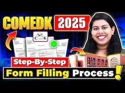 🤩COMEDK 2025 Registration OPEN | Form Filling Guide📋Eligibility #COMEDK2025 #BTech2025 #JEEMains2025