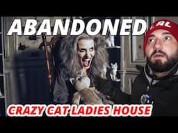 INVESTIGATING THE ABANDONED CAT LADY HOUSE  32 CATS LIVED INSIDE!