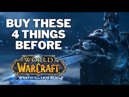 Investing for Wrath of the Lich King Classic | How I plan on making lots of gold in wow classic