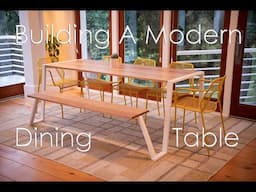 Building A Modern Dining Table!