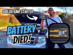 Finally Put Gooloo Jump Starter On Dead Car Battery