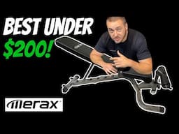 Best Bench UNDER $200... Merax Weight Bench Review!