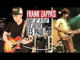 Frank Zappa's Gibson Les Paul off Shut Up 'n Play Yer Guitar Album with Dweezil Zappa Demoing