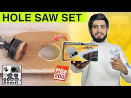 होल करने का मस्त तरीका || 11 Pcs Hole Saw Set Review || Hole Saw Cutter Tool Kit For Wood