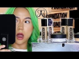 NEW ABH LUMINOUS FOUNDATION ON OILY ACNE PRONE SKIN| 6HOURS WEAR TEST  | YURIGMAKEUP