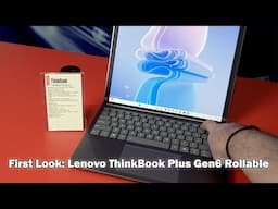 Wild Lenovo Laptop Has A Display That Rolls Out And Expands - WATCH