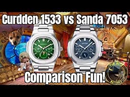 Curdden 1533 vs Sanda 7053 Quartz Watch Comparison Fun