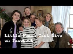 Timothée Chalamet, Saoirse Ronan, Greta Gerwig Little Women Cast Live at Orchard House!12/5/2019