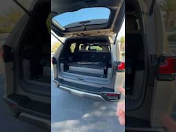 The Lexus LX 700h has a strange trunk